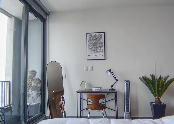 Luxurious Master With Awesome View, Jacuzzi, Gym & Balcony * Mexico City