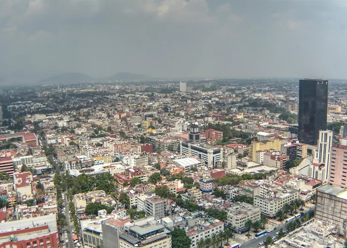 Apartment Luxurious Master With Awesome View, Jacuzzi, Gym & Balcony Mexico City